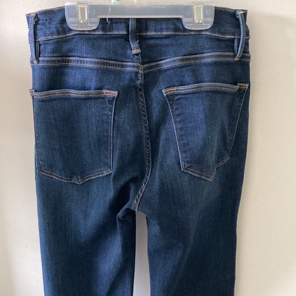 Frame Denim London/Los Angeles Blue Denim Le High Flare Stretch Jeans Sz 26 - Picture 5 of 7